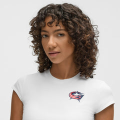 Columbus Blue Jackets lululemon Women's Baby T-Shirt White