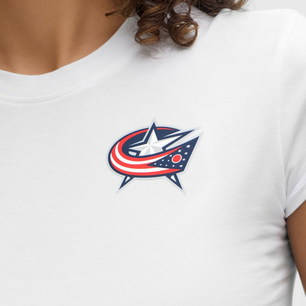 Columbus Blue Jackets lululemon Women's Baby T-Shirt White