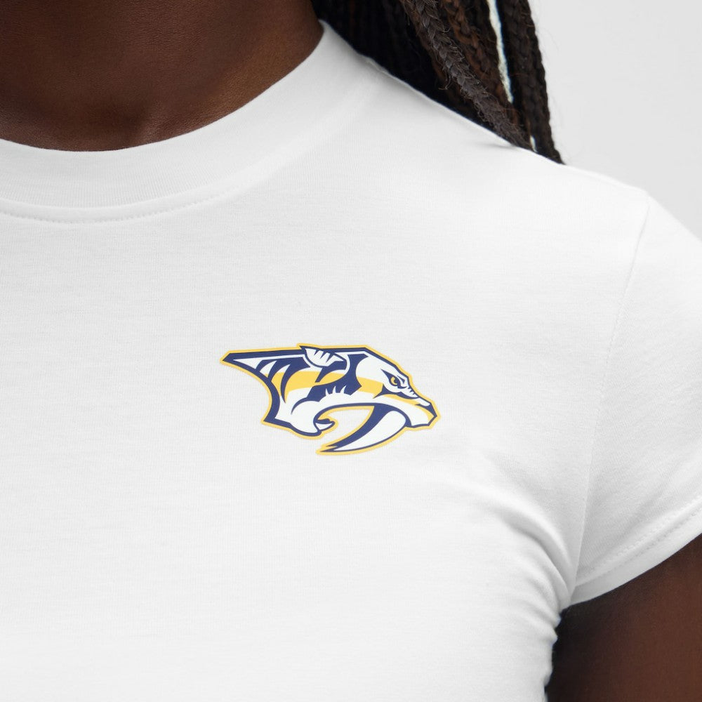 Nashville Predators lululemon Women's Baby T-Shirt White