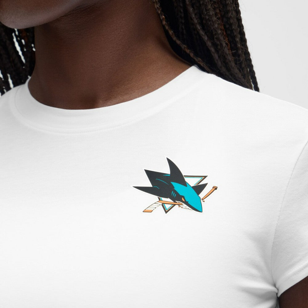 San Jose Sharks lululemon Women's Baby T-Shirt White