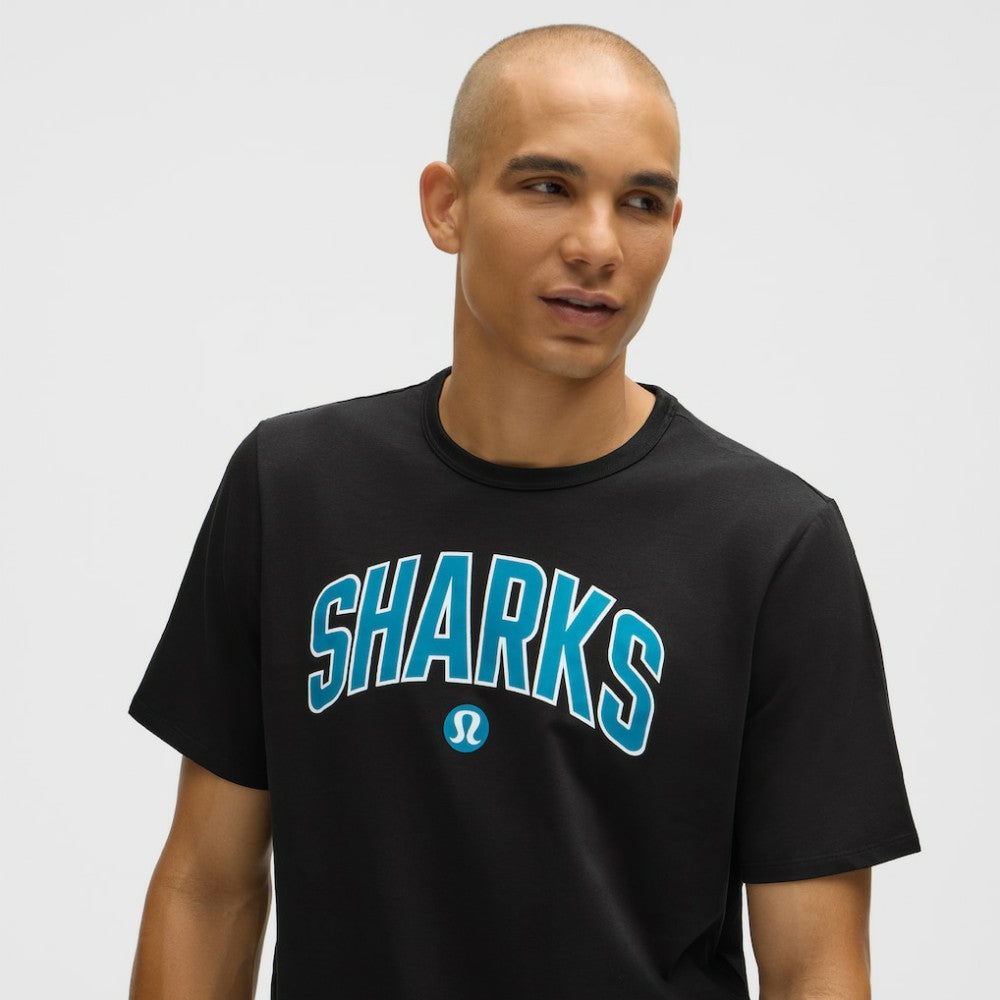 San Jose Sharks lululemon Organic Cotton Classic-Fit T-Shirt Black