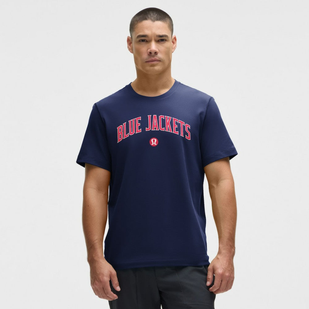 Columbus Blue Jackets lululemon Organic Cotton Classic-Fit T-Shirt Blue