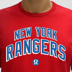 New York Rangers lululemon Organic Cotton Classic-Fit T-Shirt True Red