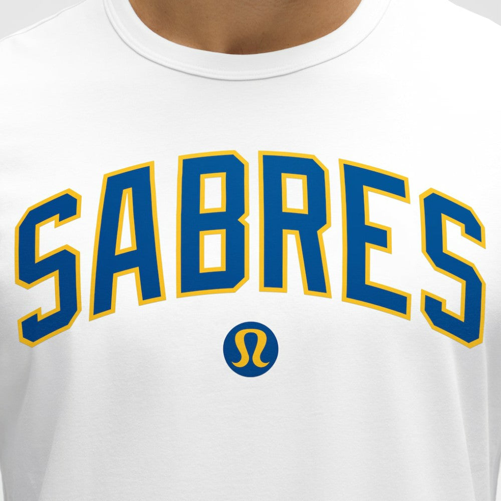 Buffalo Sabres lululemon Organic Cotton Classic-Fit T-Shirt White