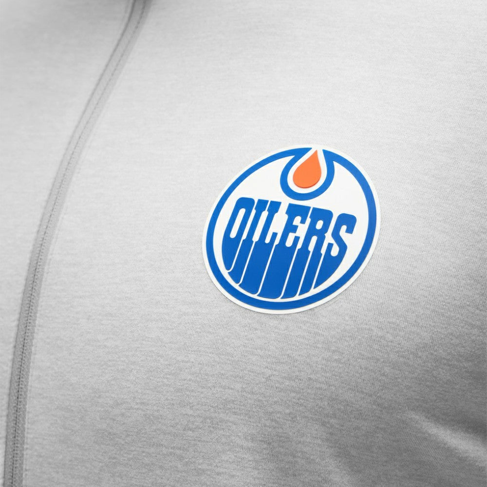 Edmonton Oilers lululemon Soft Jersey Half-Zip Pullover Heather Gray