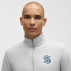 Seattle Kraken lululemon Soft Jersey Half-Zip Pullover Heather Gray
