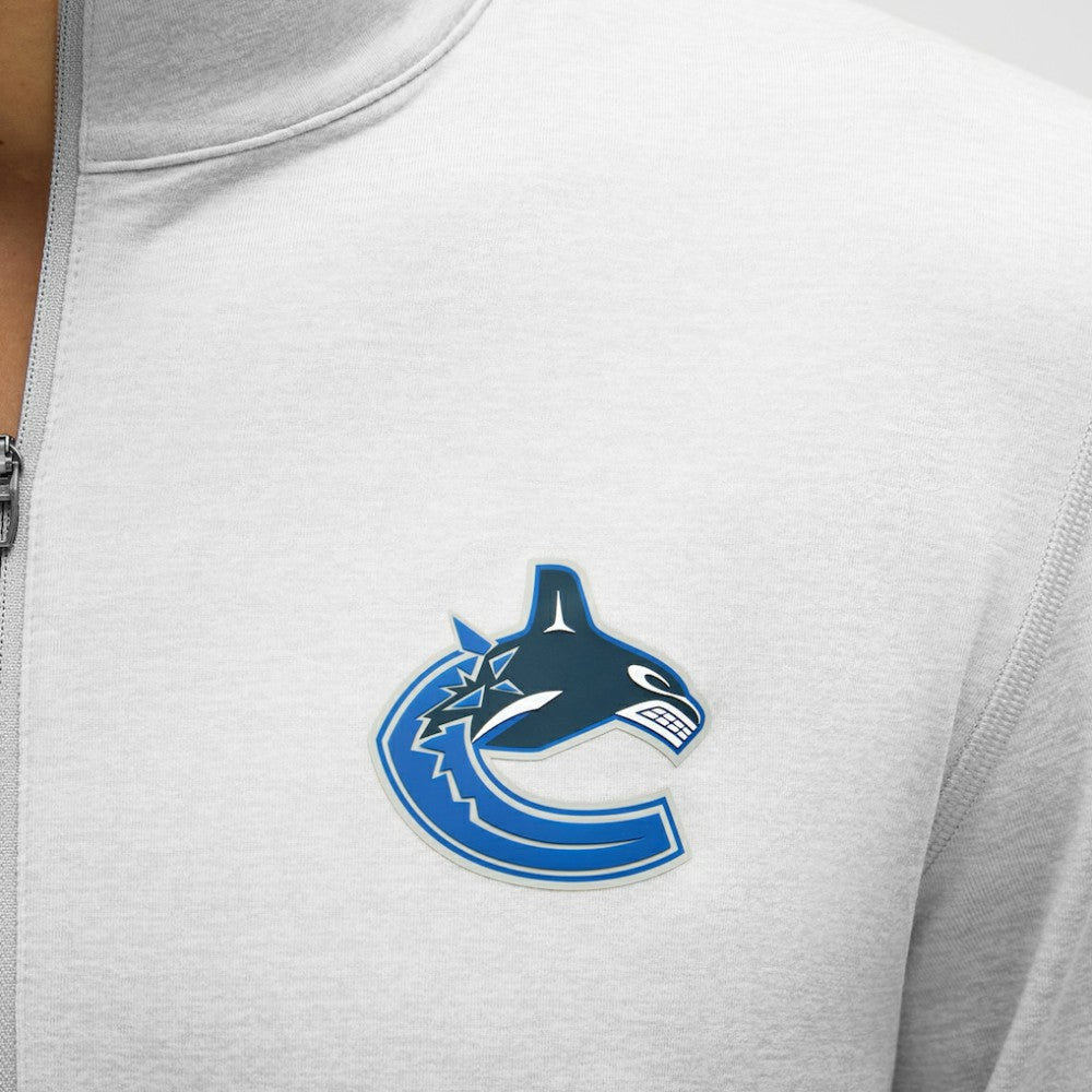 Vancouver Canucks lululemon Soft Jersey Half-Zip Pullover Heather Gray