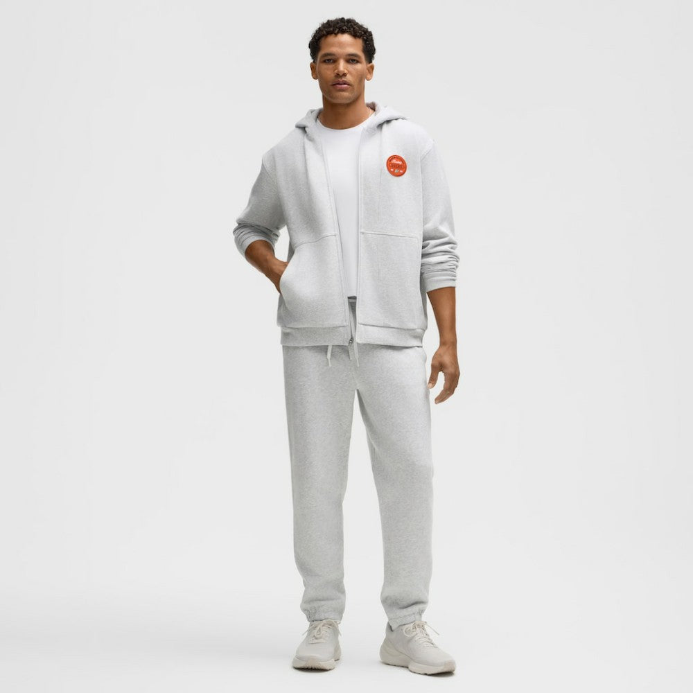 Anaheim Ducks lululemon Steady State Full-Zip Hoodie Heathered Core Ultra Light Grey
