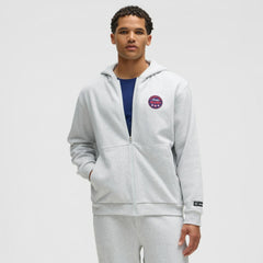 Columbus Blue Jackets lululemon Steady State Full-Zip Hoodie Heathered Core Ultra Light Grey
