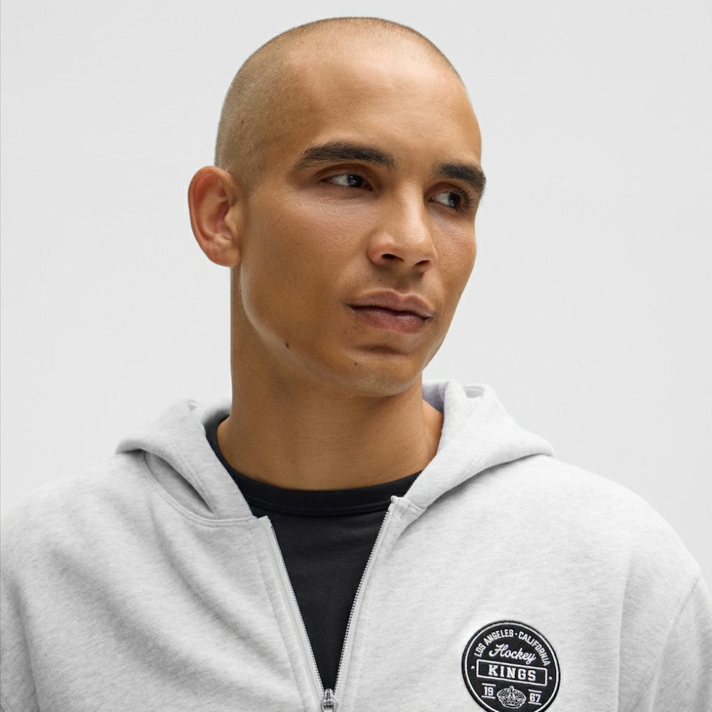 Los Angeles Kings lululemon Steady State Full-Zip Hoodie Heathered Core Ultra Light Grey