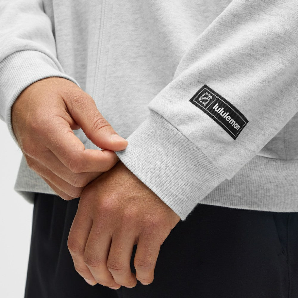 New Jersey Devils lululemon Steady State Full-Zip Hoodie Heathered Core Ultra Light Grey