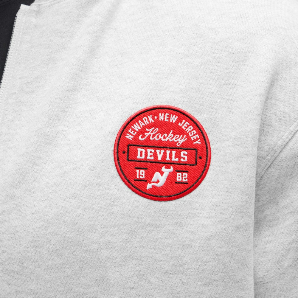 New Jersey Devils lululemon Steady State Full-Zip Hoodie Heathered Core Ultra Light Grey