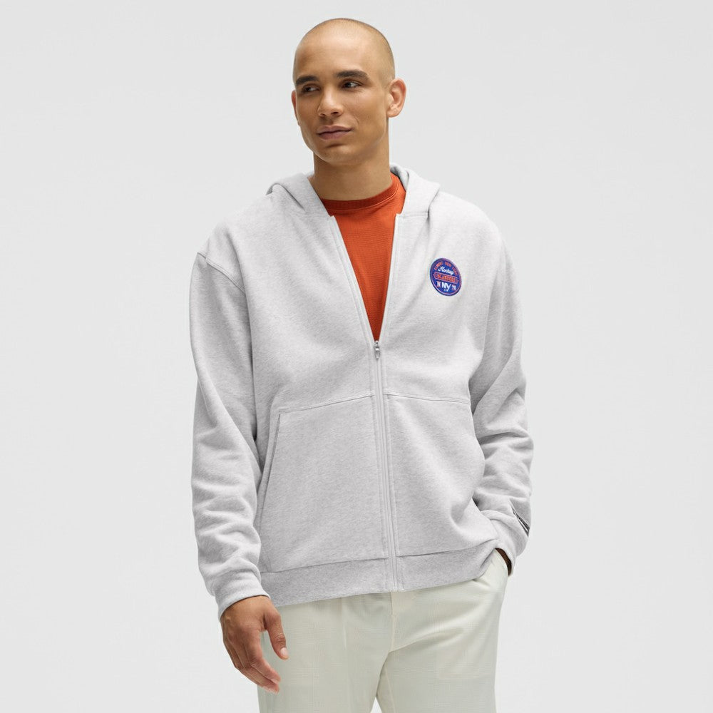 New York Islanders lululemon Steady State Full-Zip Hoodie Heathered Core Ultra Light Grey