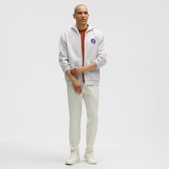New York Islanders lululemon Steady State Full-Zip Hoodie Heathered Core Ultra Light Grey