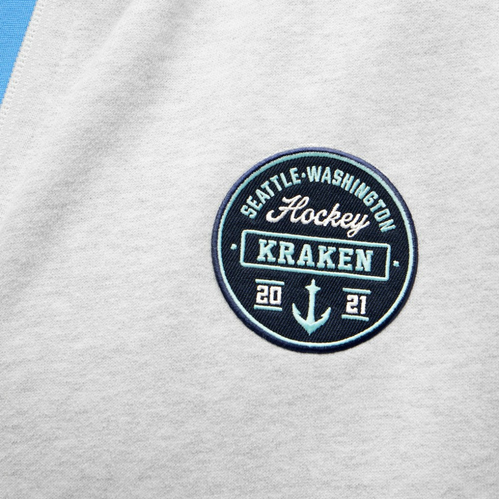 Seattle Kraken lululemon Steady State Full-Zip Hoodie Heathered Core Ultra Light Grey