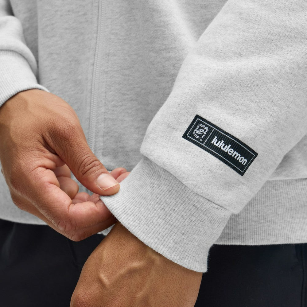 Vegas Golden Knights lululemon Steady State Full-Zip Hoodie Heathered Core Ultra Light Grey