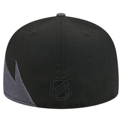 New York Rangers New Era Spikes 59FIFTY Fitted Hat Black