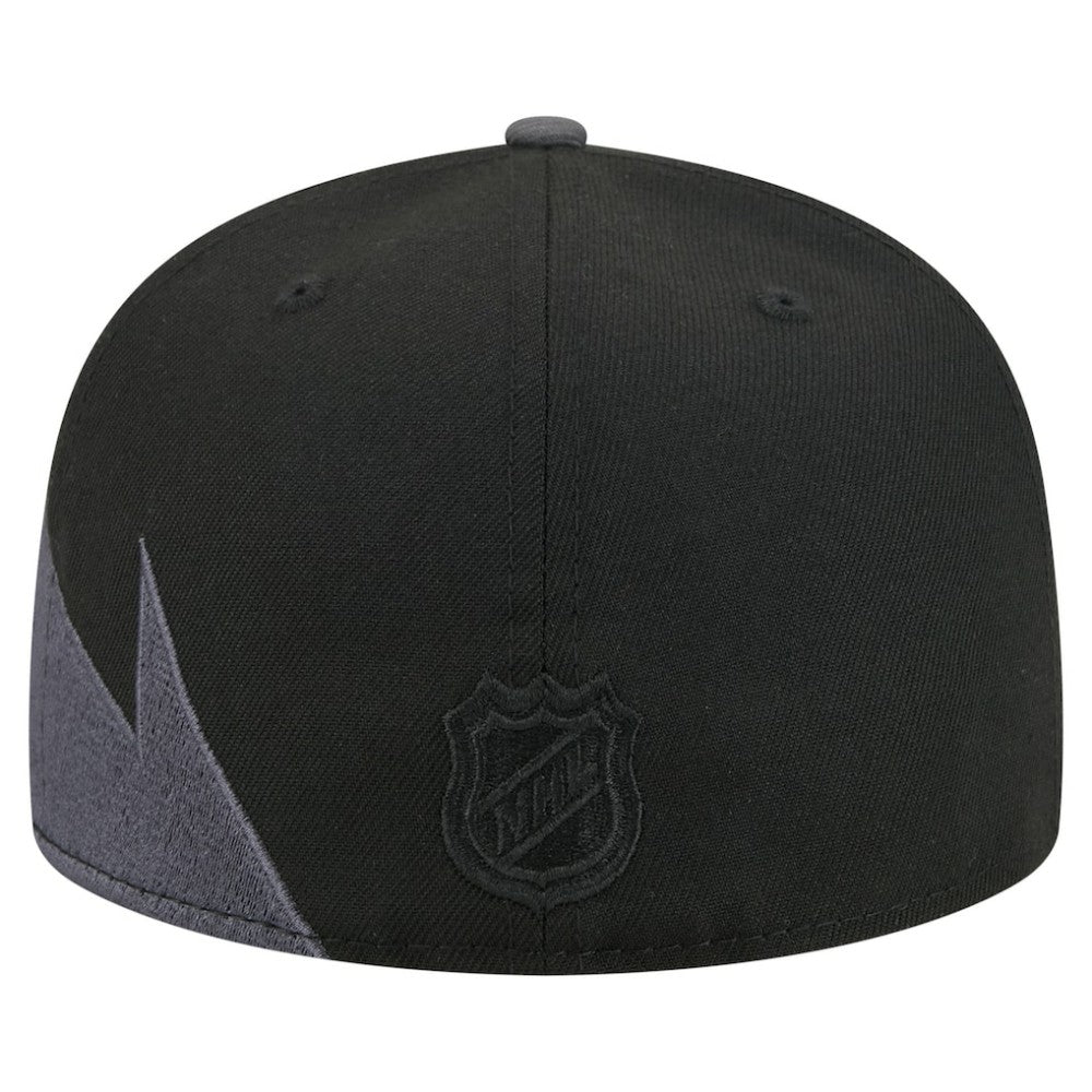 Chicago Blackhawks New Era Spikes 59FIFTY Fitted Hat Black