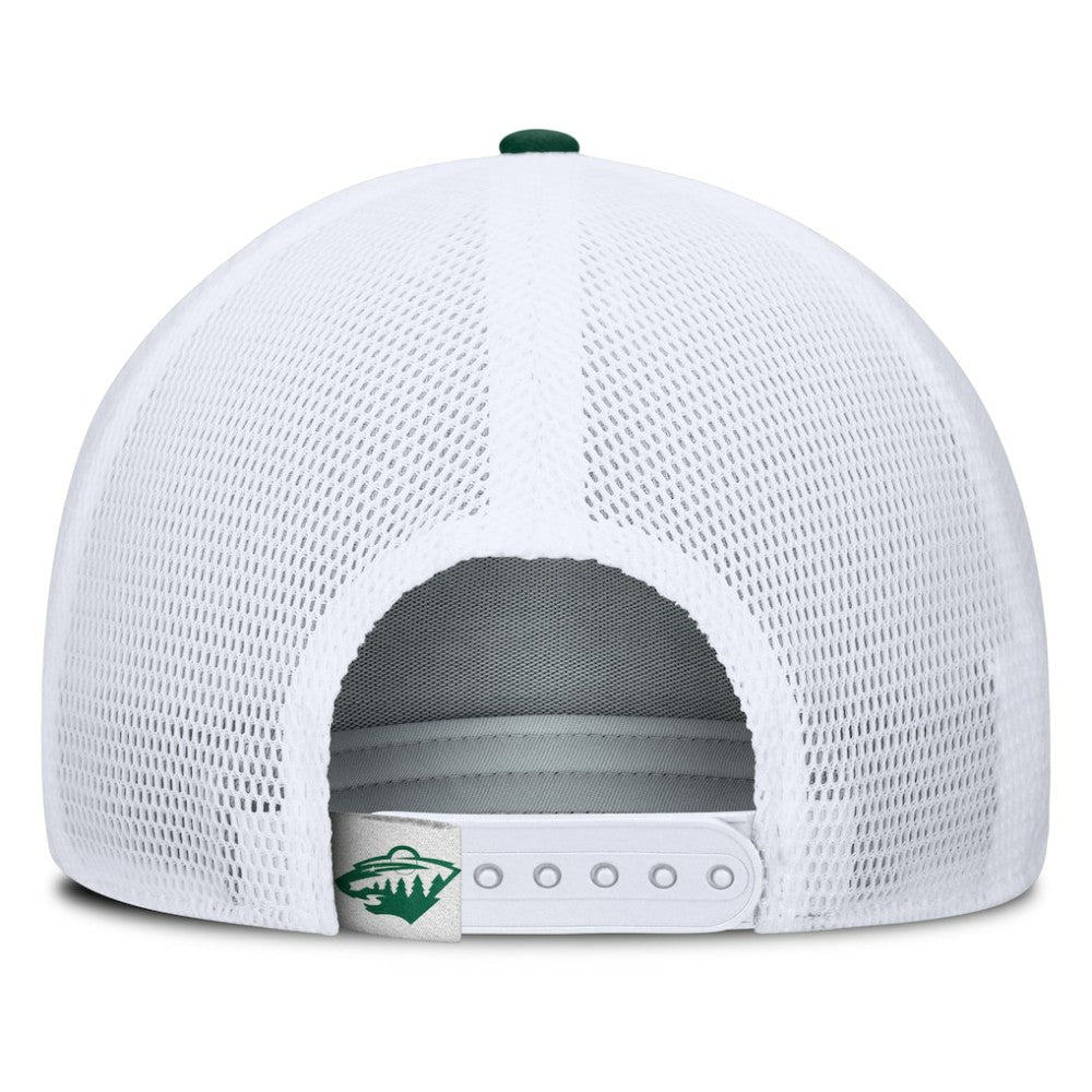 Minnesota Wild Fanatics Bermuda A-Frame Adjustable Hat Green/White
