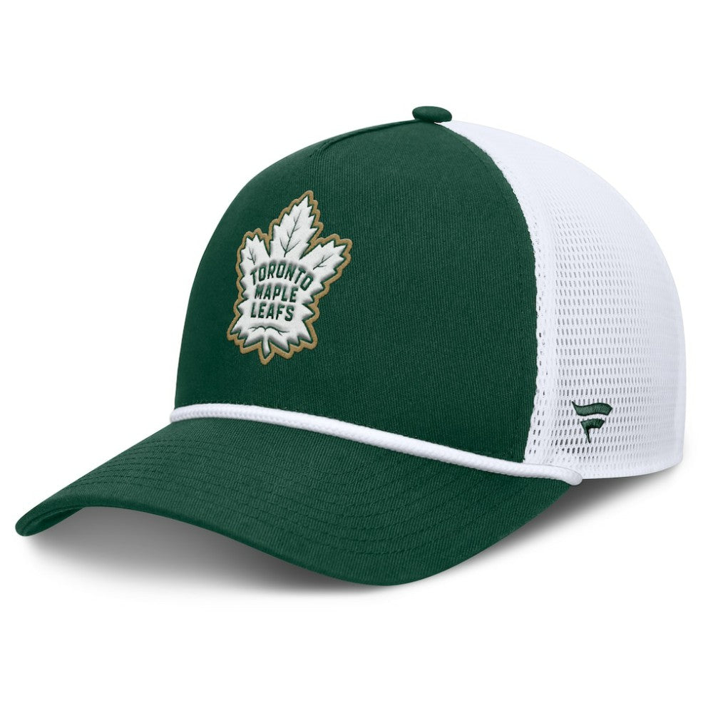Toronto Maple Leafs Fanatics Bermuda A-Frame Adjustable Hat Green/White