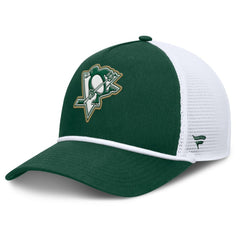 Pittsburgh Penguins Fanatics Bermuda A-Frame Adjustable Hat Green/White