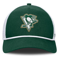 Pittsburgh Penguins Fanatics Bermuda A-Frame Adjustable Hat Green/White