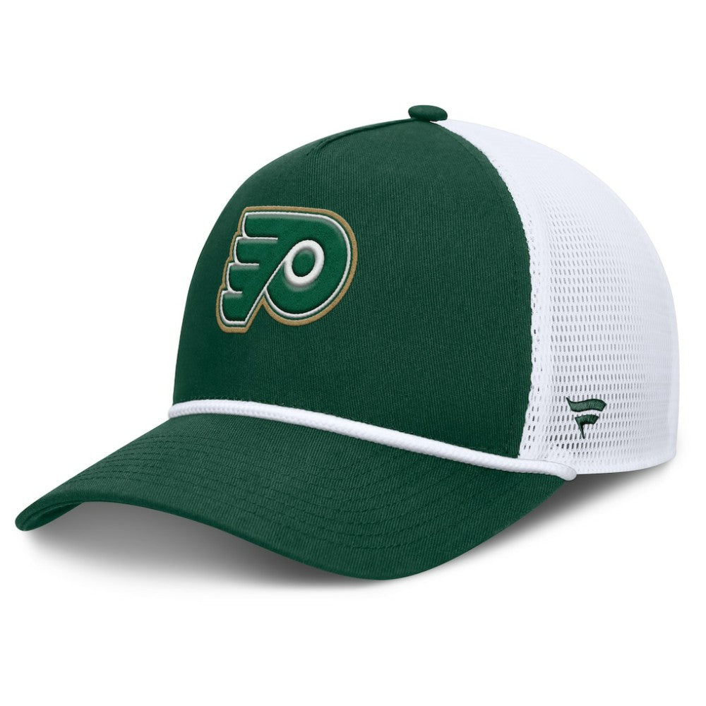 Philadelphia Flyers Fanatics Bermuda A-Frame Adjustable Hat Green/White