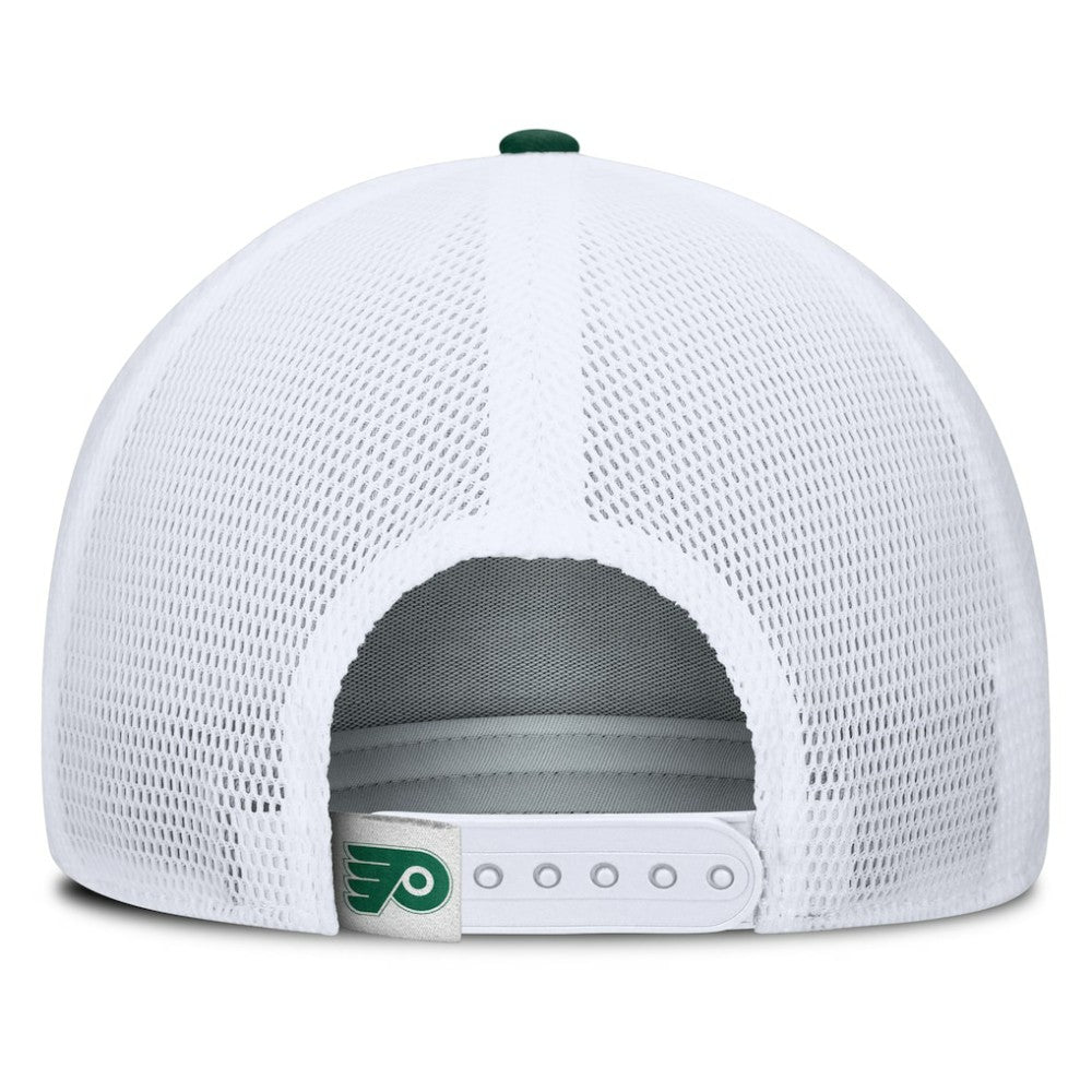 Philadelphia Flyers Fanatics Bermuda A-Frame Adjustable Hat Green/White