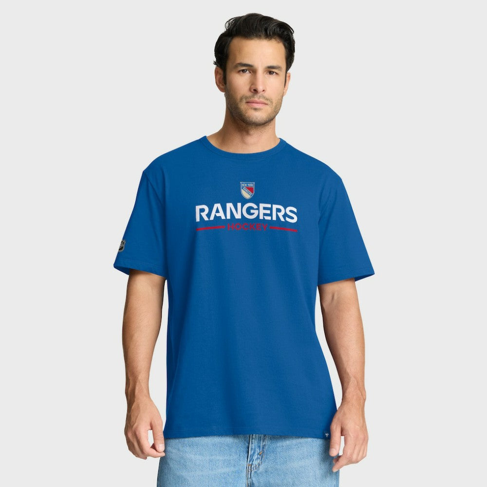 New York Rangers Fanatics Centennial T-Shirt Blue
