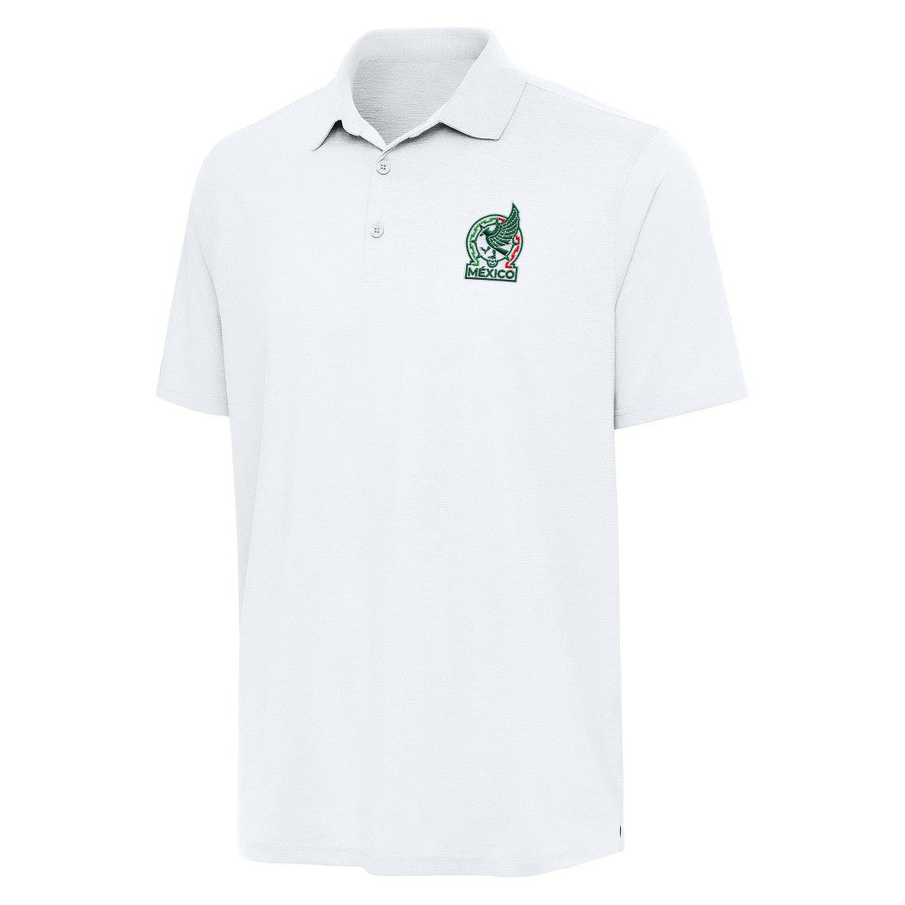 Mexico National Team Antigua Triple Shot Polo White