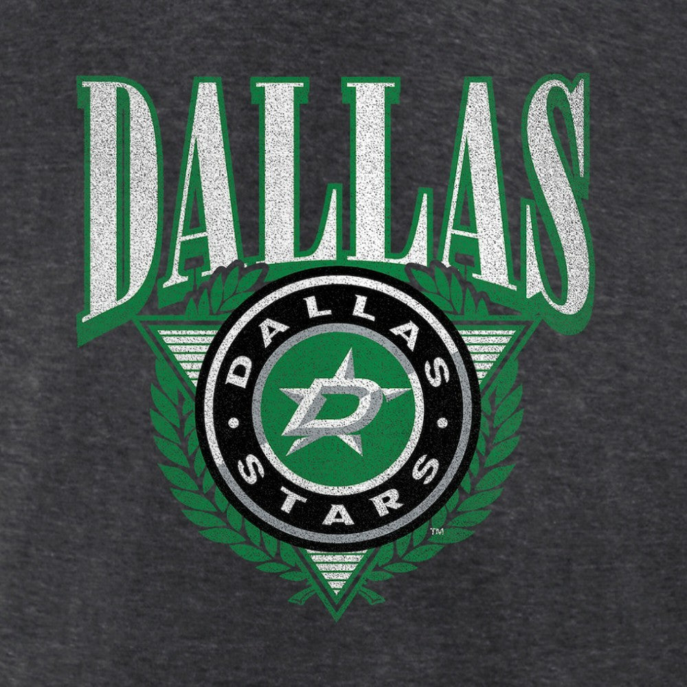 Dallas Stars Retro Seal T-Shirt Charcoal