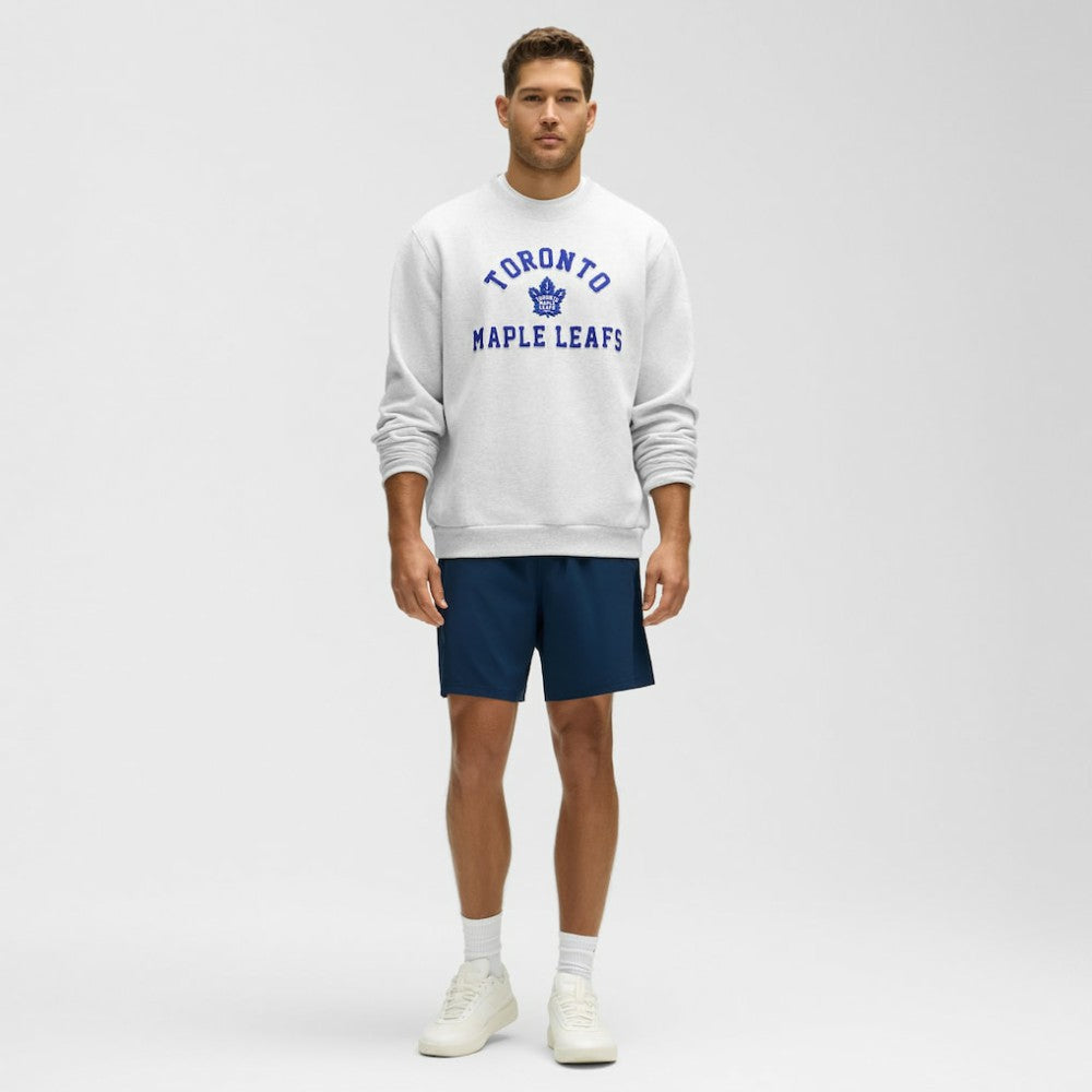 Toronto Maple Leafs lululemon Steady State Crew Heathered Core Ultra Light Grey