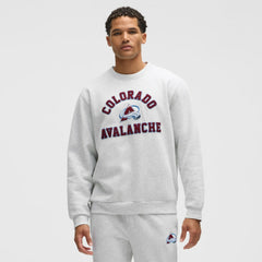 Colorado Avalanche lululemon Steady State Crew Heathered Core Ultra Light Grey