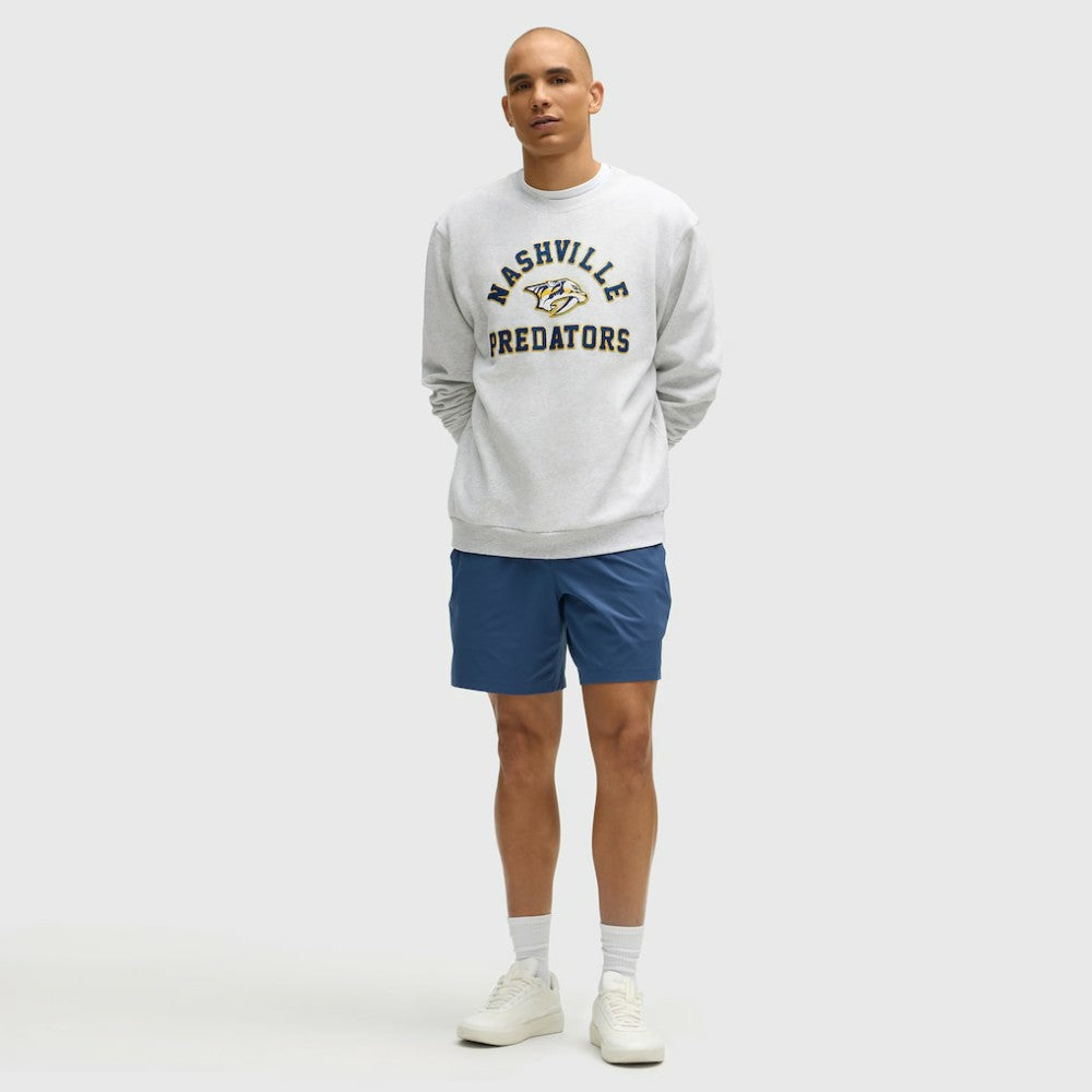 Nashville Predators lululemon Steady State Crew Heathered Core Ultra Light Grey