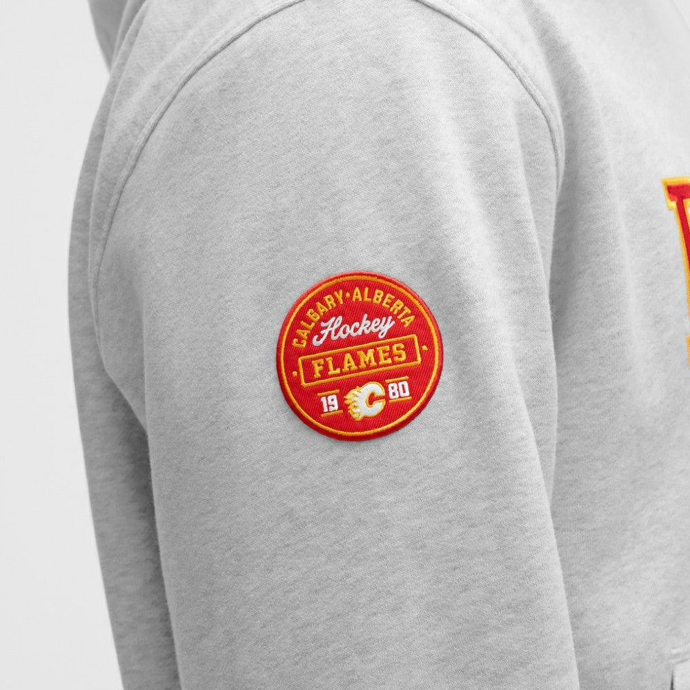 Calgary Flames lululemon Steady State Pullover Hoodie Heathered Core Ultra Light Grey