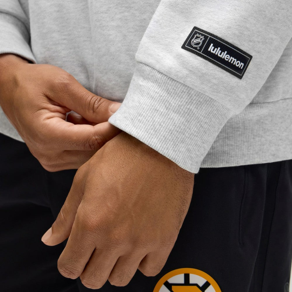 Boston Bruins lululemon Steady State Pullover Hoodie Heathered Core Ultra Light Grey