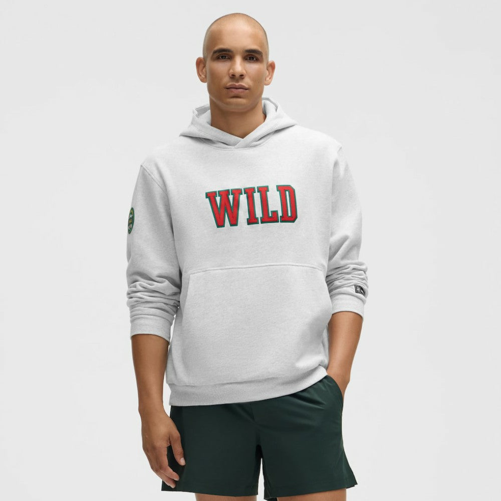 Minnesota Wild lululemon Steady State Pullover Hoodie Heathered Core Ultra Light Grey