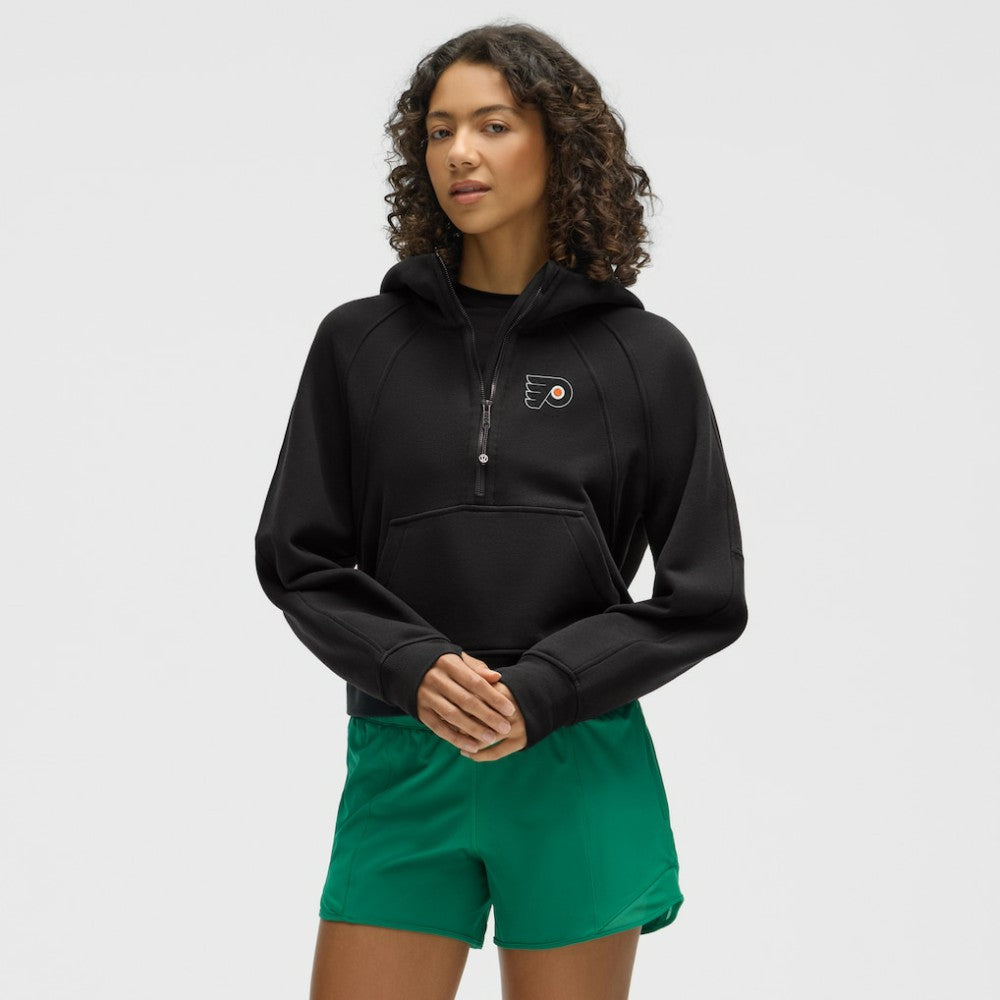 Philadelphia Flyers lululemon Women's Scuba Oversized Half-Zip Hoodie Black