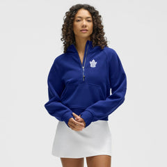 Toronto Maple Leafs lululemon Women's Scuba Oversized Half-Zip Hoodie Larkspur
