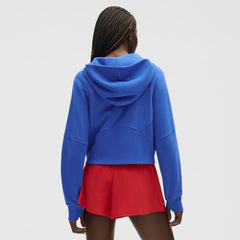 New York Rangers lululemon Women's Scuba Oversized Half-Zip Hoodie Blue