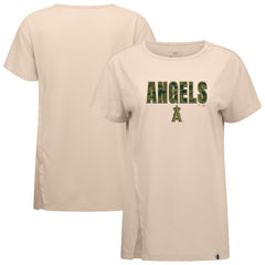 Los Angeles Angels Levelwear Women's Influx Protect W T-Shirt Khaki