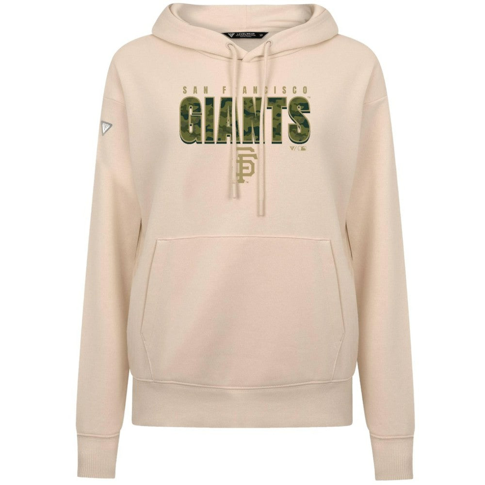 San Francisco Giants Levelwear Women's Adorn Protect W Pullover Hoodie Khaki