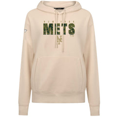 New York Mets Levelwear Women's Adorn Protect W Pullover Hoodie Khaki