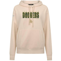 Los Angeles Dodgers Levelwear Women's Adorn Protect W Pullover Hoodie Khaki