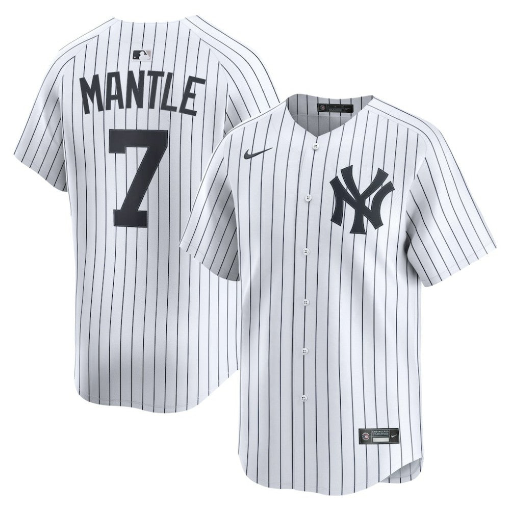 Mickey Mantle New York Yankees Home Limited Player Jersey White | Nike