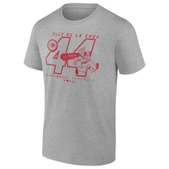 Elly De La Cruz Cincinnati Reds Player Graphic T-Shirt Heather Gray