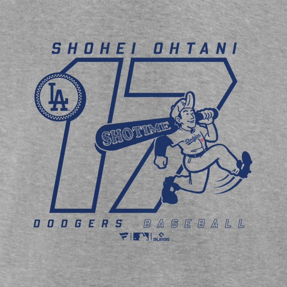 Shohei Ohtani Los Angeles Dodgers Player Graphic T-Shirt Heather Gray