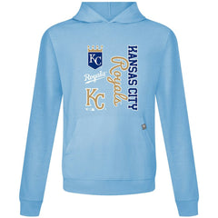 Kansas City Royals Levelwear Crown Relay Pullover Hoodie Light Blue