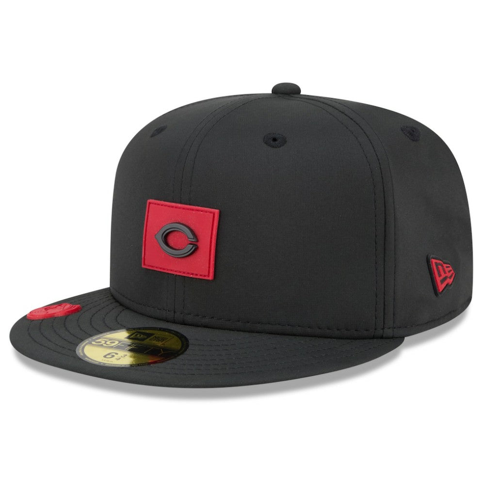 Cincinnati Reds 2026 Clubhouse 59FIFTY Fitted Hat Black | New Era