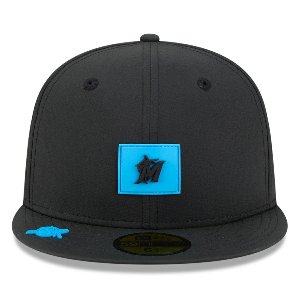 Miami Marlins 2026 Clubhouse 59FIFTY Fitted Hat Black | New Era